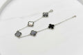 Pulseras de trébol en plata fina